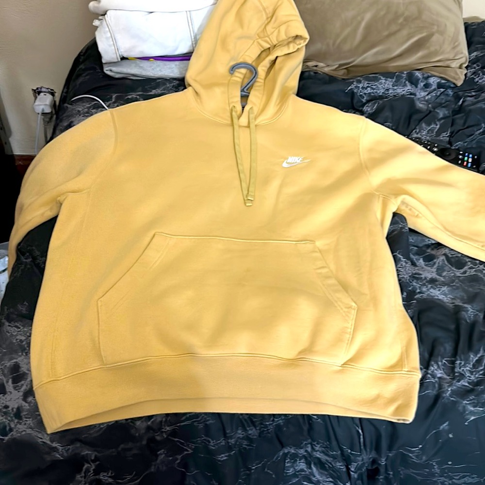Nike Fleece Hoodie 💛 🥠 DEEP Tan-Beige color